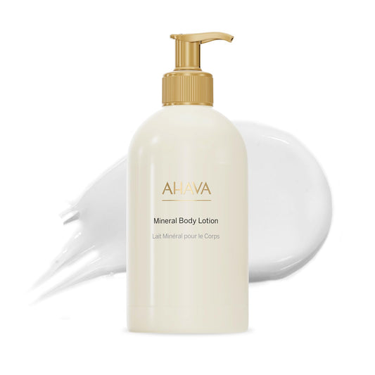 AHAVA front bottle view showing clean design and easy pump