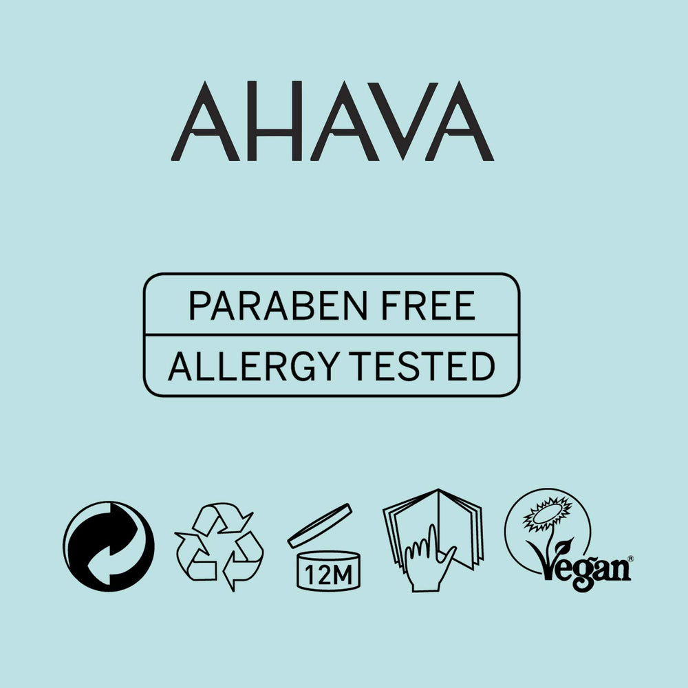AHAVA jar on bedside table in calm setting illustrating nighttime routine benefits