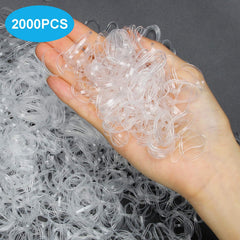 AHIER open box dispensing clear elastics for quick, organized access