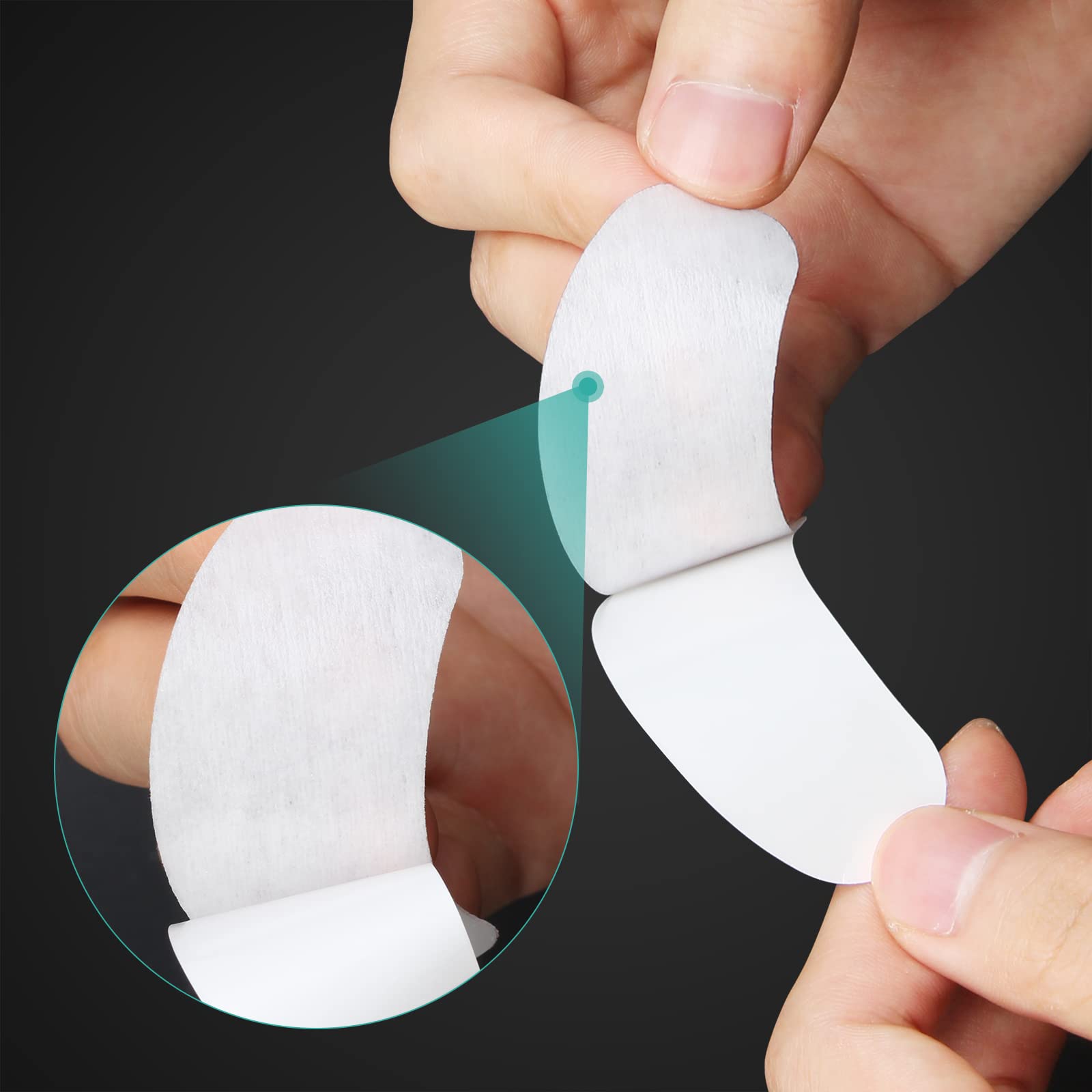 AHIER used pad removal demonstrating gentle peel-off for comfort