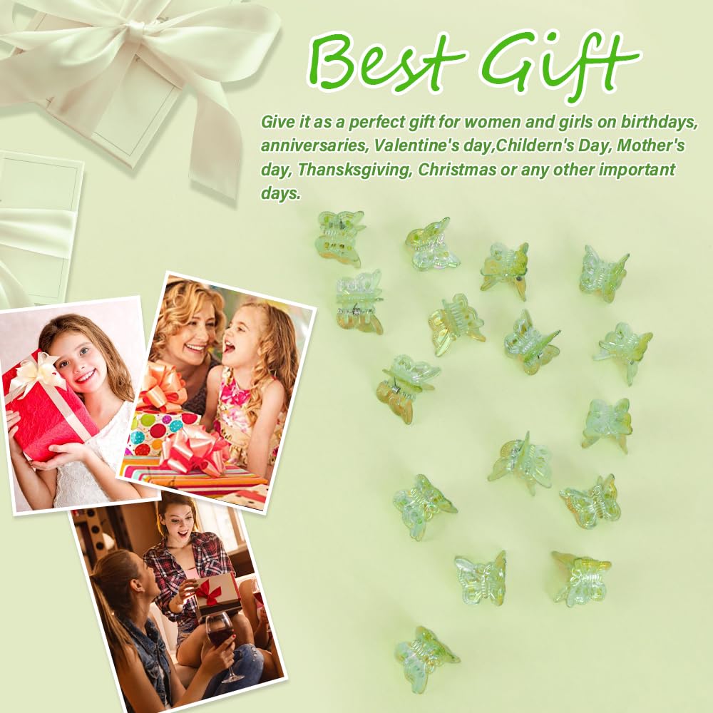 AHONEY assorted green clips spread highlighting color variety and mixability