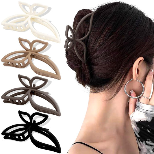 AHONEY front packaging showing four neutral butterfly clips and stylish gift-ready look