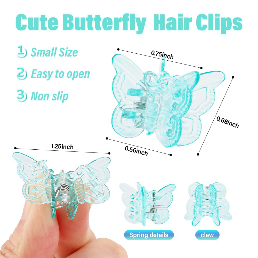 AHONEY clips placed in a braid adding retro Y2K accent and style lift