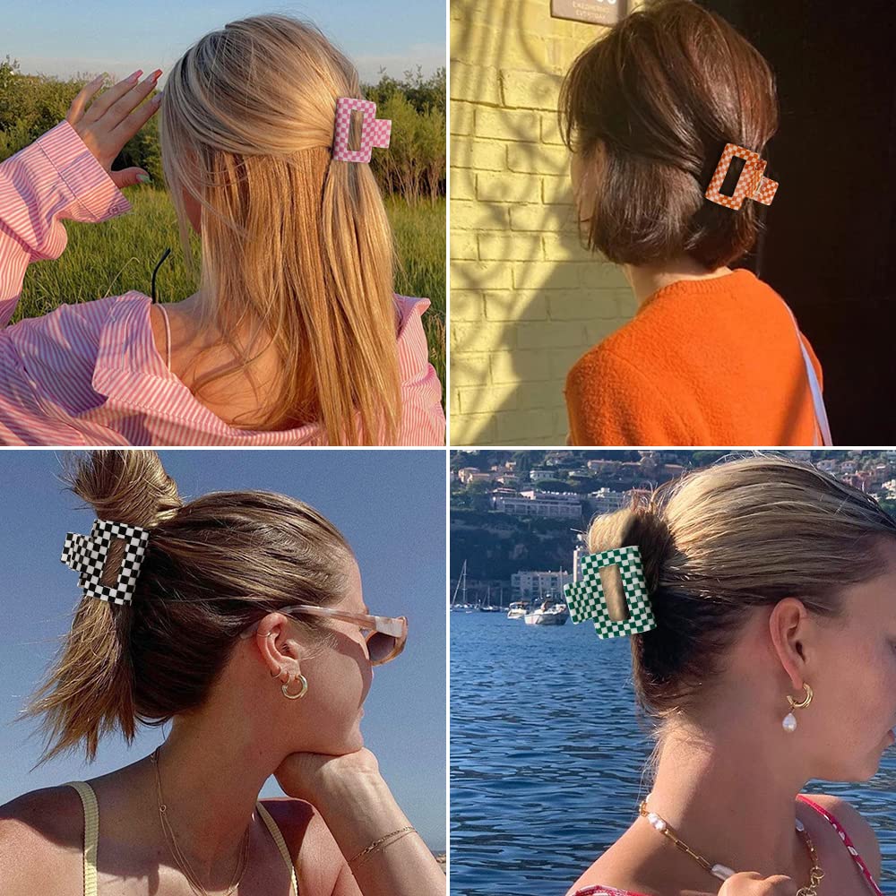 AHONEY clip holding half-up hairstyle demonstrating everyday styling and stability