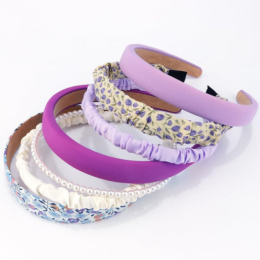 AHONEY padded headband close-up showing soft texture and comfortable fit