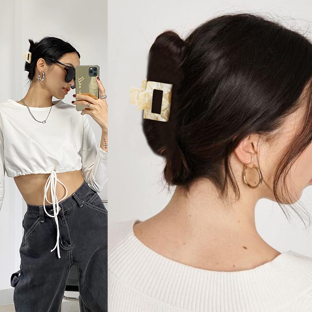 AHONEY two clips placed symmetrically on hair, creates polished styling detail benefit