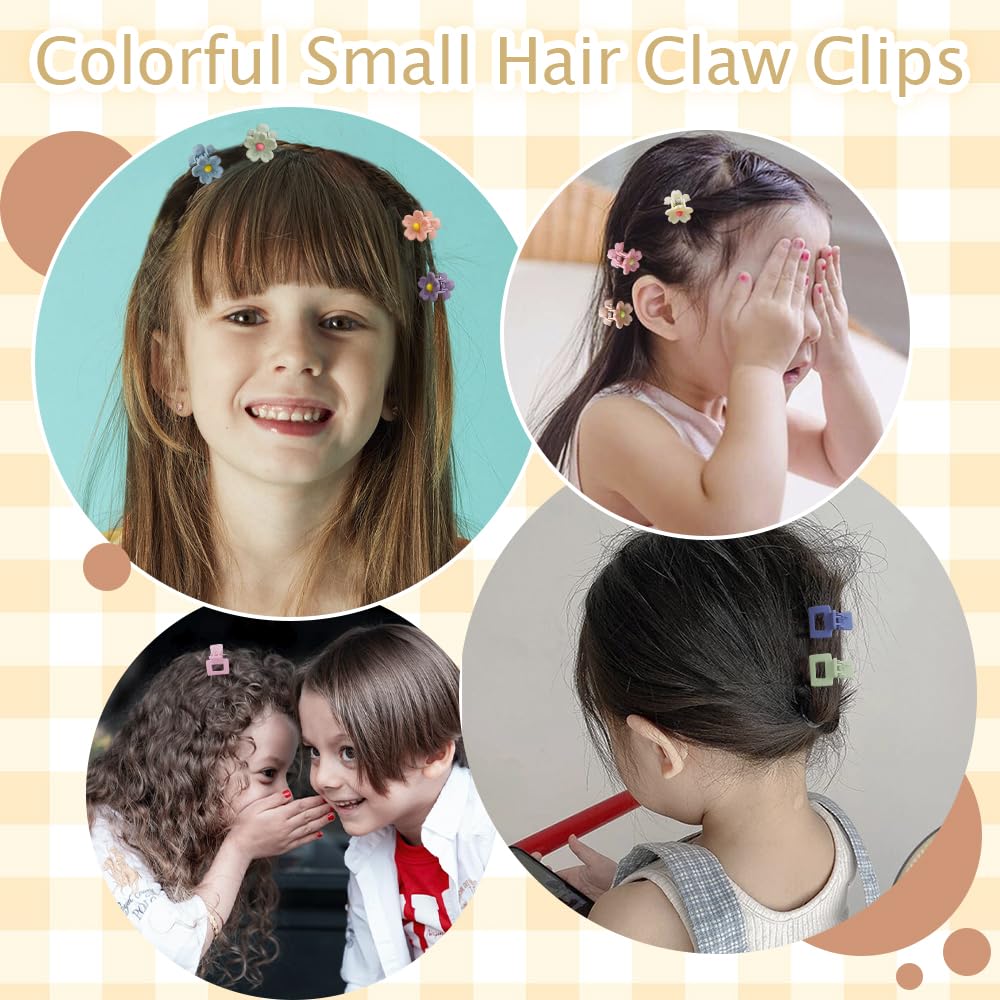 AHONEY flower clip attached to hair adding playful color and holding bangs in place