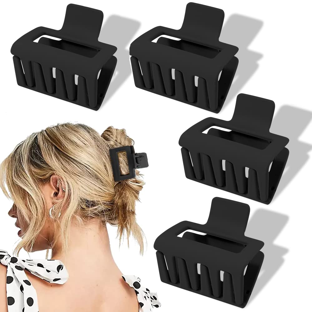 AHONEY front packaging view showing four black matte clips and compact set benefit