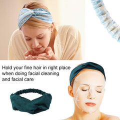AHONEY headband worn with ponytail demonstrating secure comfortable hold