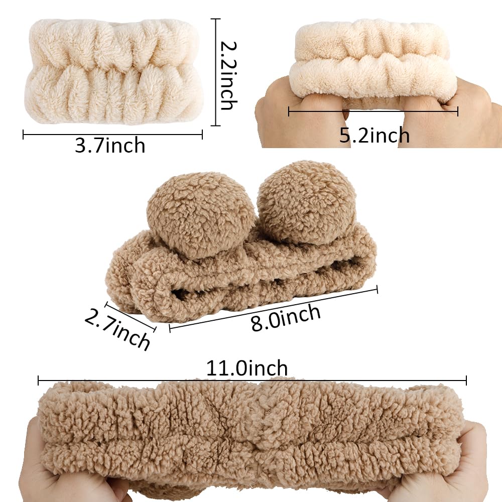 AHONEY headband worn in bathroom showing tidy hair and relaxed routine