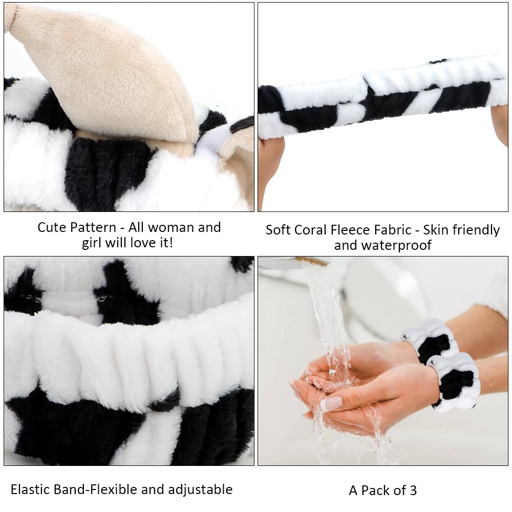 AHONEY headband held in hand to show size and elastic fit advantage