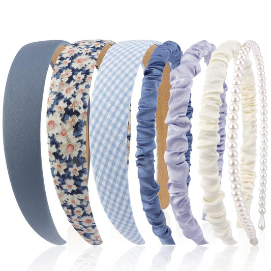 AHONEY close knit texture of headband fabric highlighting soft non-slip grip