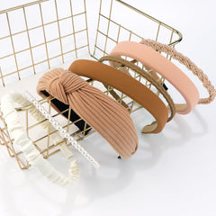 AHONEY headband used during skincare routine for hands-free convenience