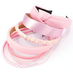 AHONEY knotted and thin headbands arranged to show style options