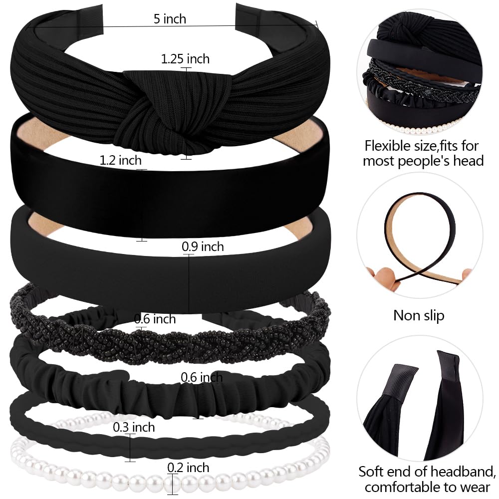 AHONEY pearl-accent detail on band adding subtle, dressy finish