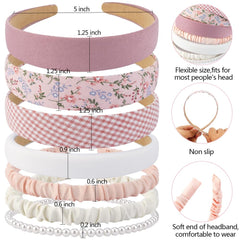 AHONEY pearl-accent headband detail adds elegant flair for special occasions