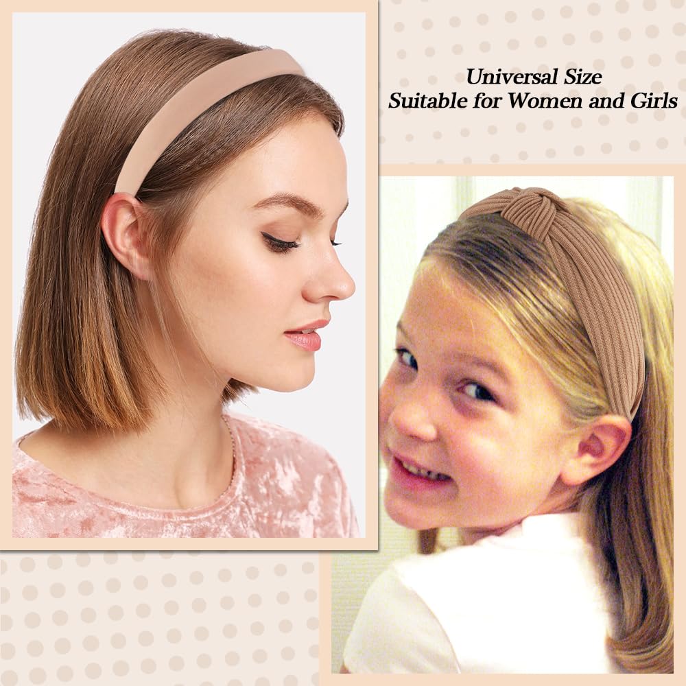 AHONEY pearl and beaded headbands detail adding elegant decorative flair