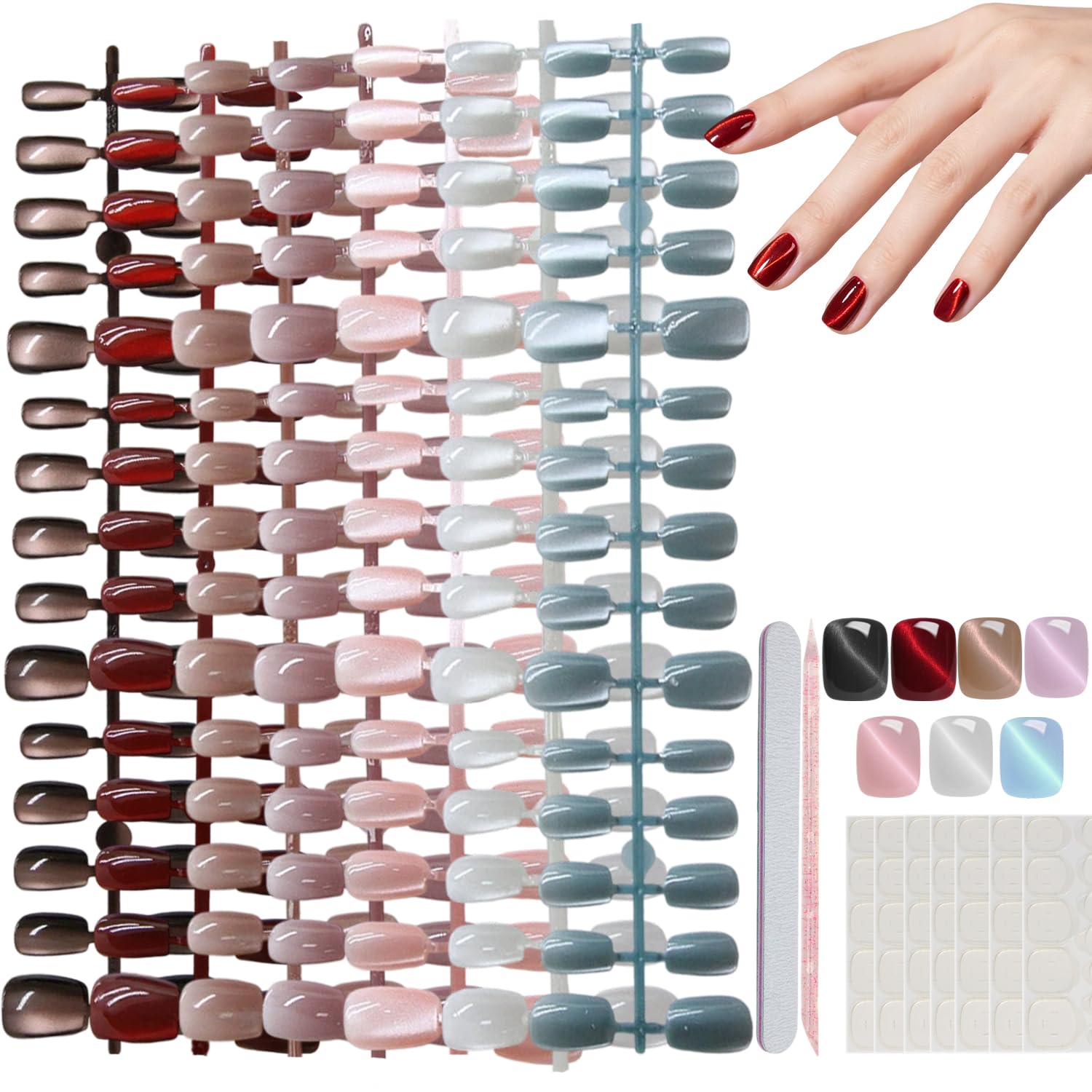 AIBEE front packaging of full 210-piece kit showing contents and colors for quick selection
