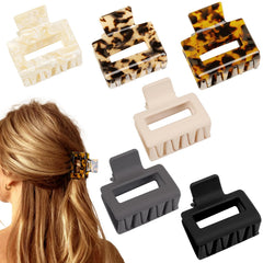 AIBFRID front view of six-clips pack showing colors and patterns, stylish storage benefit