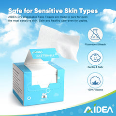 AIDEA close-up of towel texture highlighting softness and absorbency benefit