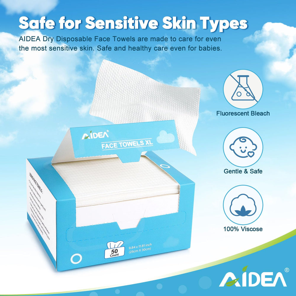 AIDEA single sheet flat lay showing large size and clean edge