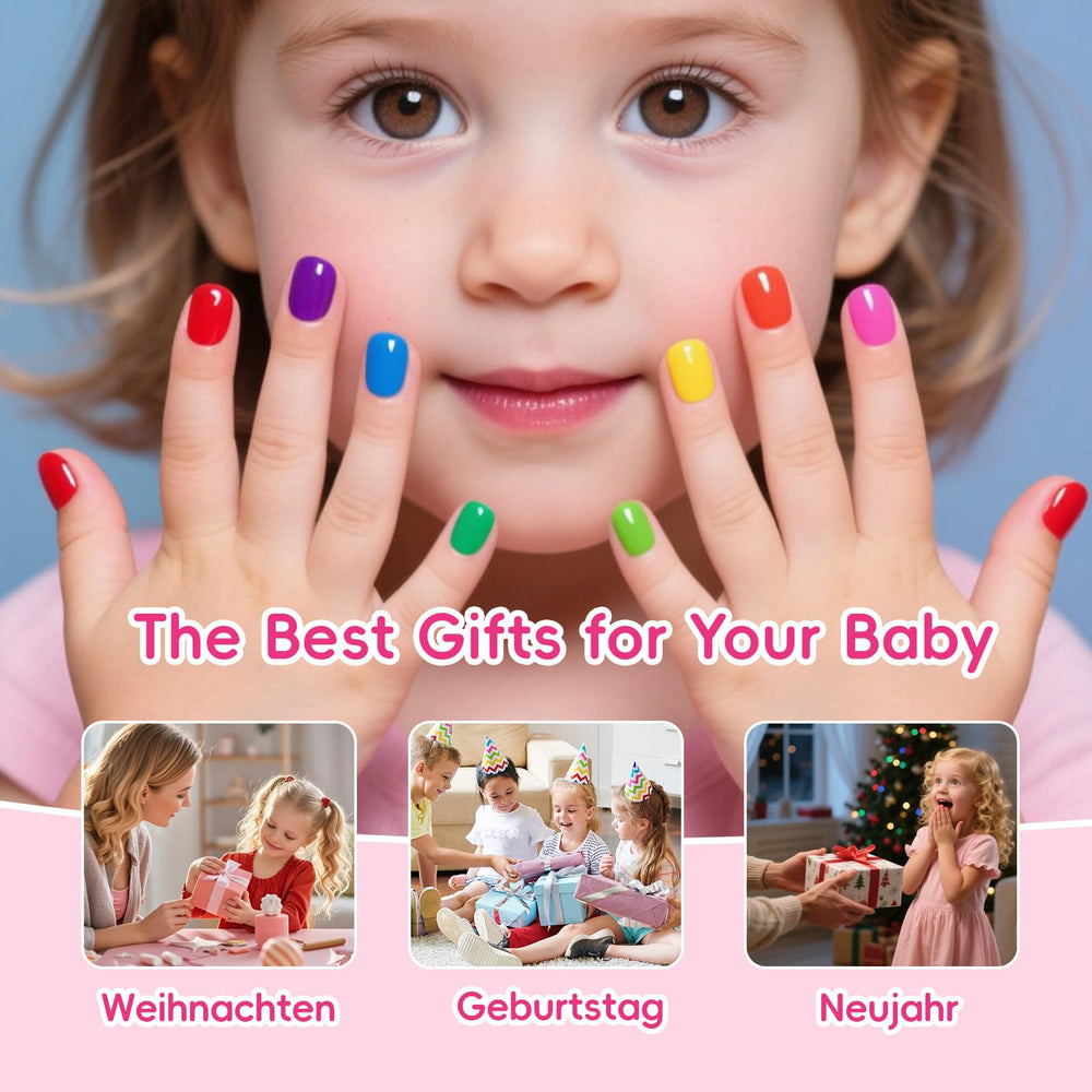 Aieenjor parent and child doing manicure fostering bonding