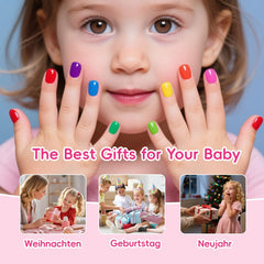 Aieenjor parent and child doing manicure fostering bonding