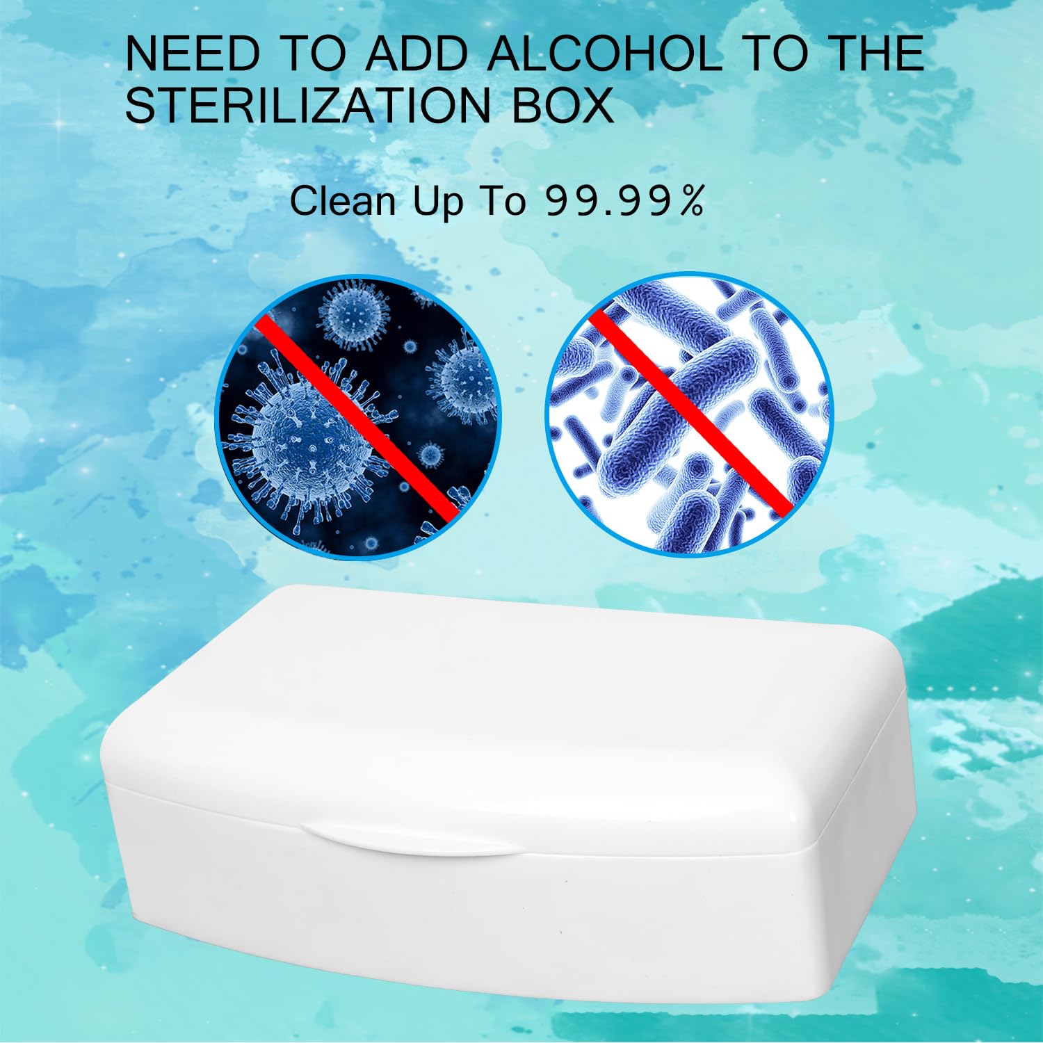 Aifeiter sterilizing box with lid open demonstrating easy tool access