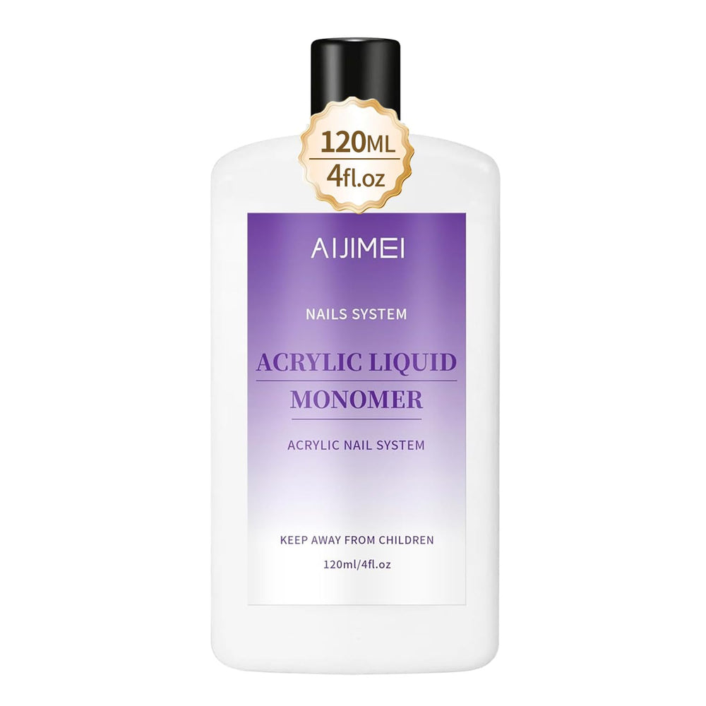 AIJIMEI front bottle showing clear monomer for consistent bead formation