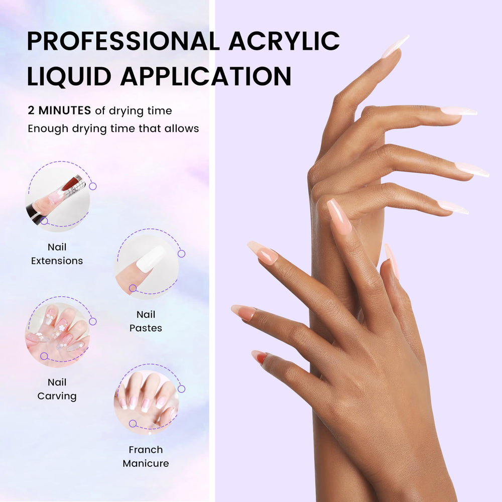 AIJIMEI used by a nail technician creating an acrylic extension with precision