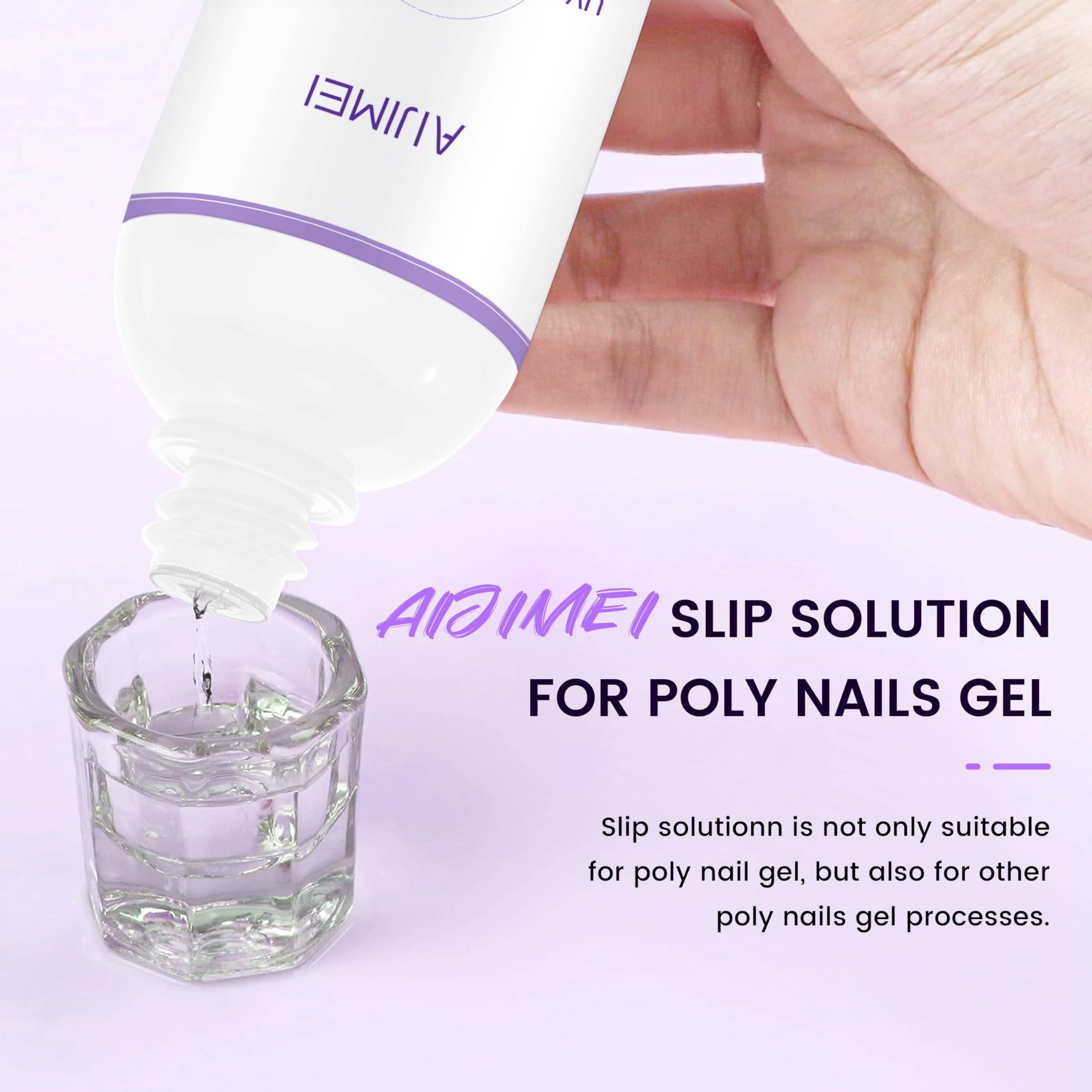 AIJIMEI application in use with hands shaping nails for controlled, professional finish