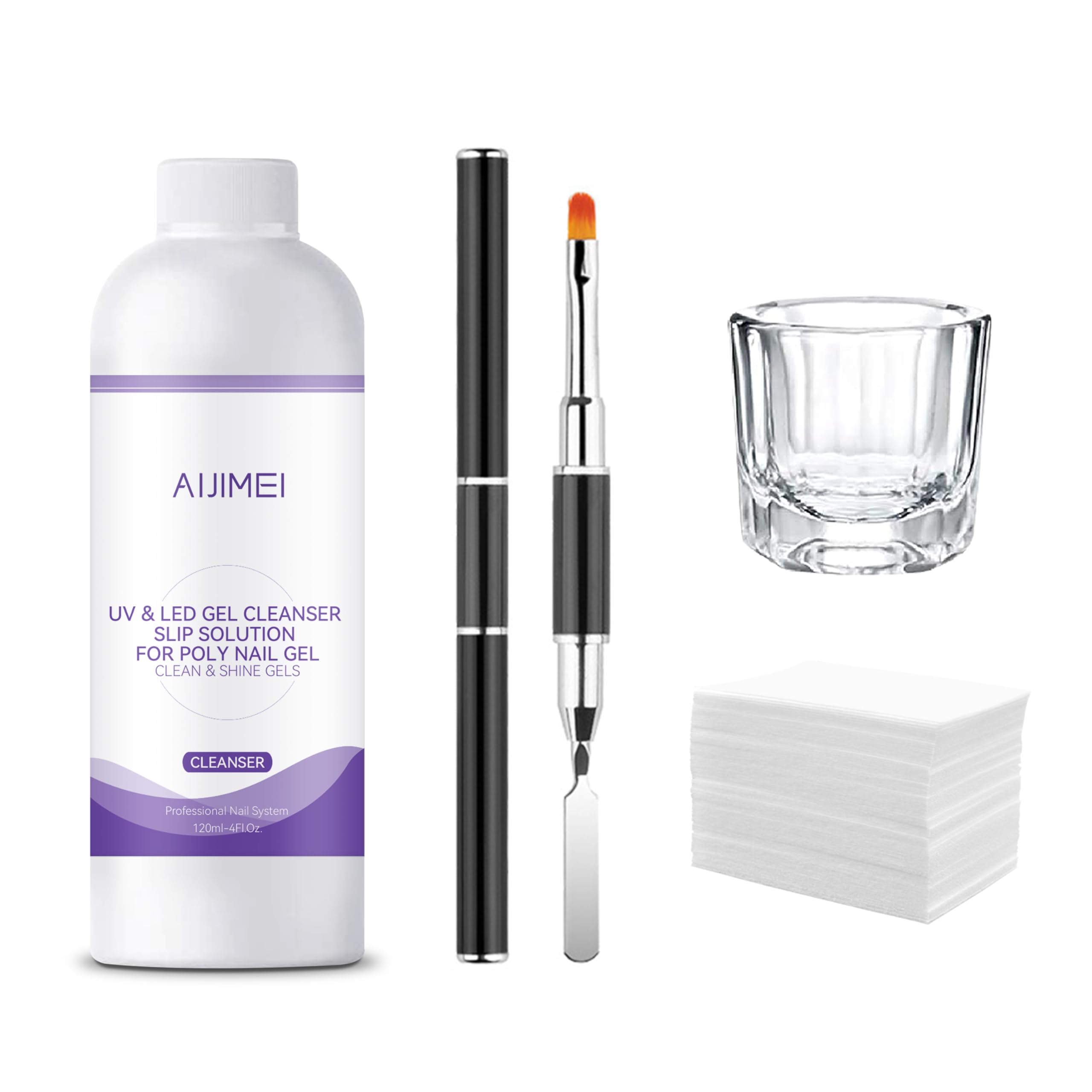 AIJIMEI front bottle showing label and capacity for clear identification and convenience