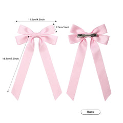 Aileam bow clipped in ponytail for instant polished look
