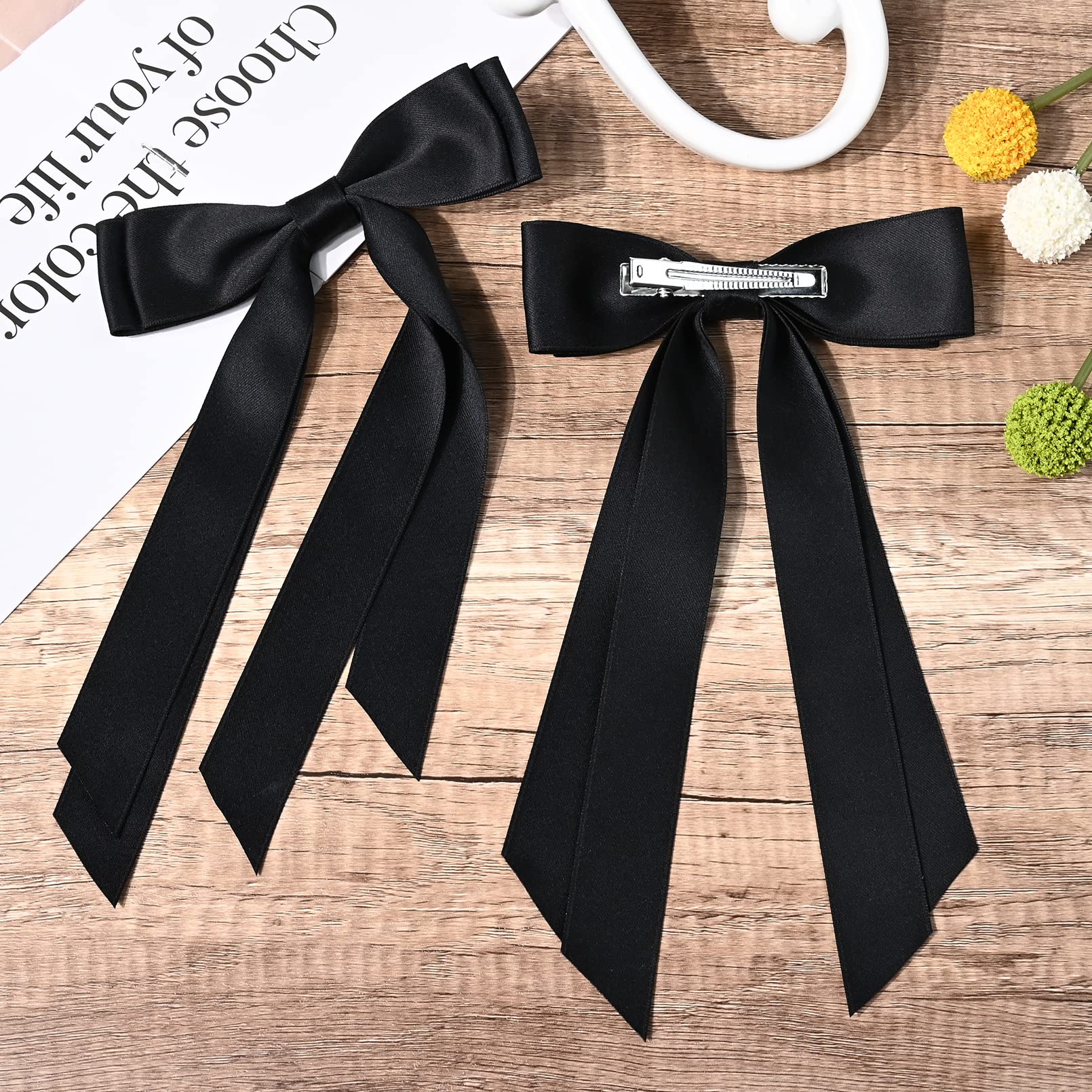 Aileam bow attached to a headband showing versatile accessory use