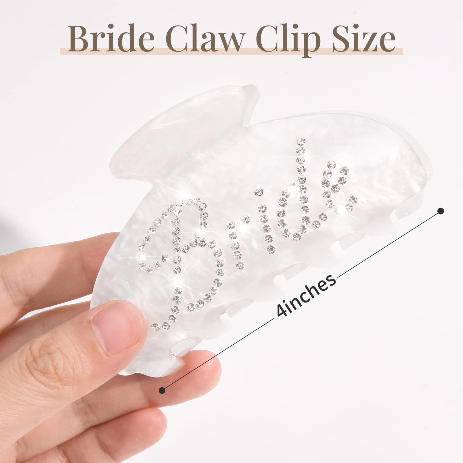 Aileam clip in hand to show size and comfortable four-inch scale