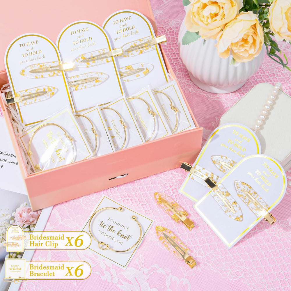 Aileam close-up of gold glitter hair clips showing sparkle and crease-free finish