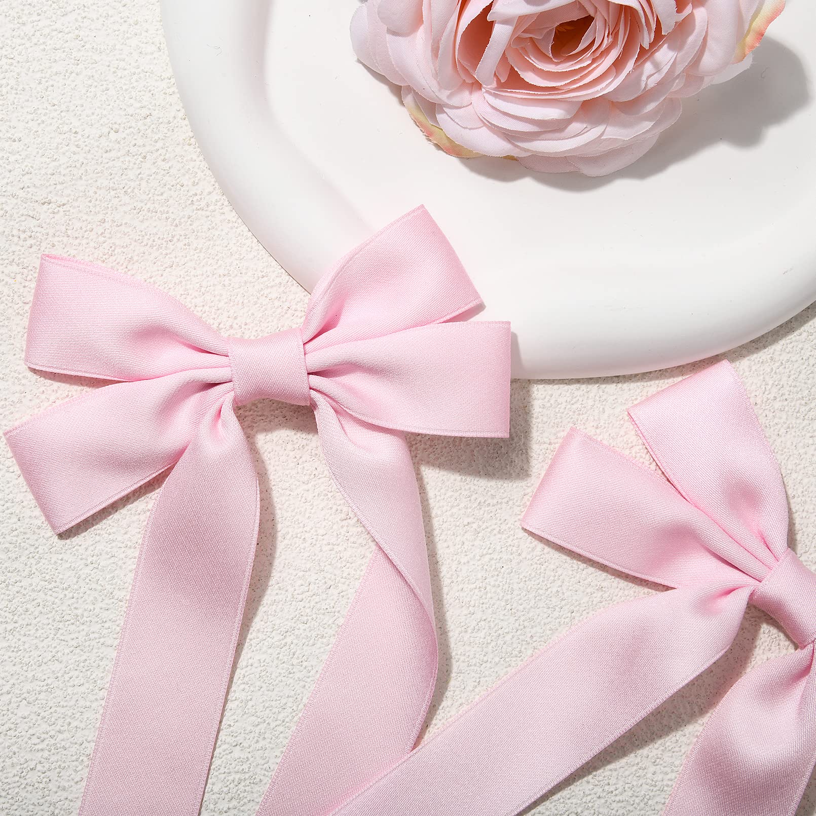 Aileam flat lay of two bows highlighting matching pair convenience