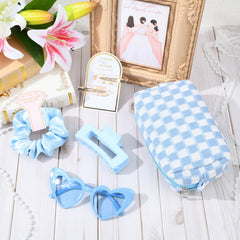 Aileam makeup bag open with cosmetics showing roomy storage and travel benefit