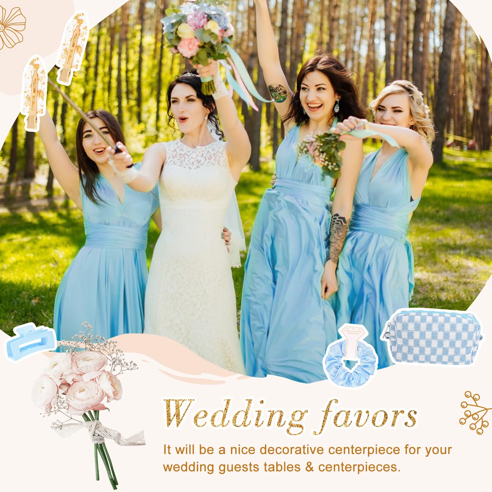 Aileam oversized bridesmaid sunglasses front view adding stylish photo-ready look
