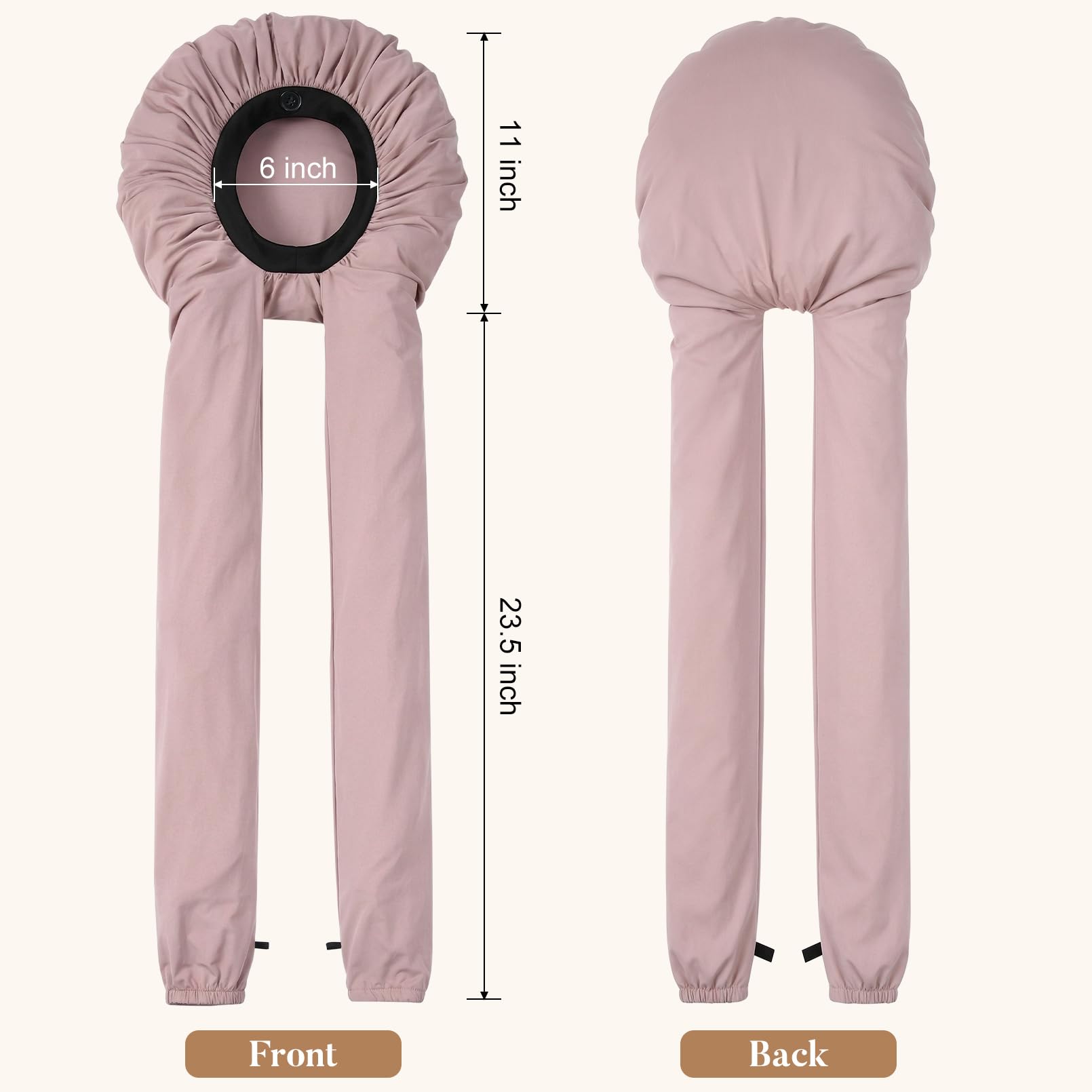 Aileam satin-like fabric texture reducing friction and frizz