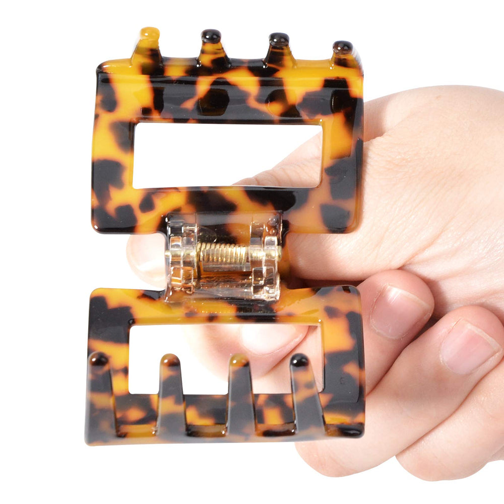 Aileam tortoise shell texture close-up shows acrylic pattern and durable shine