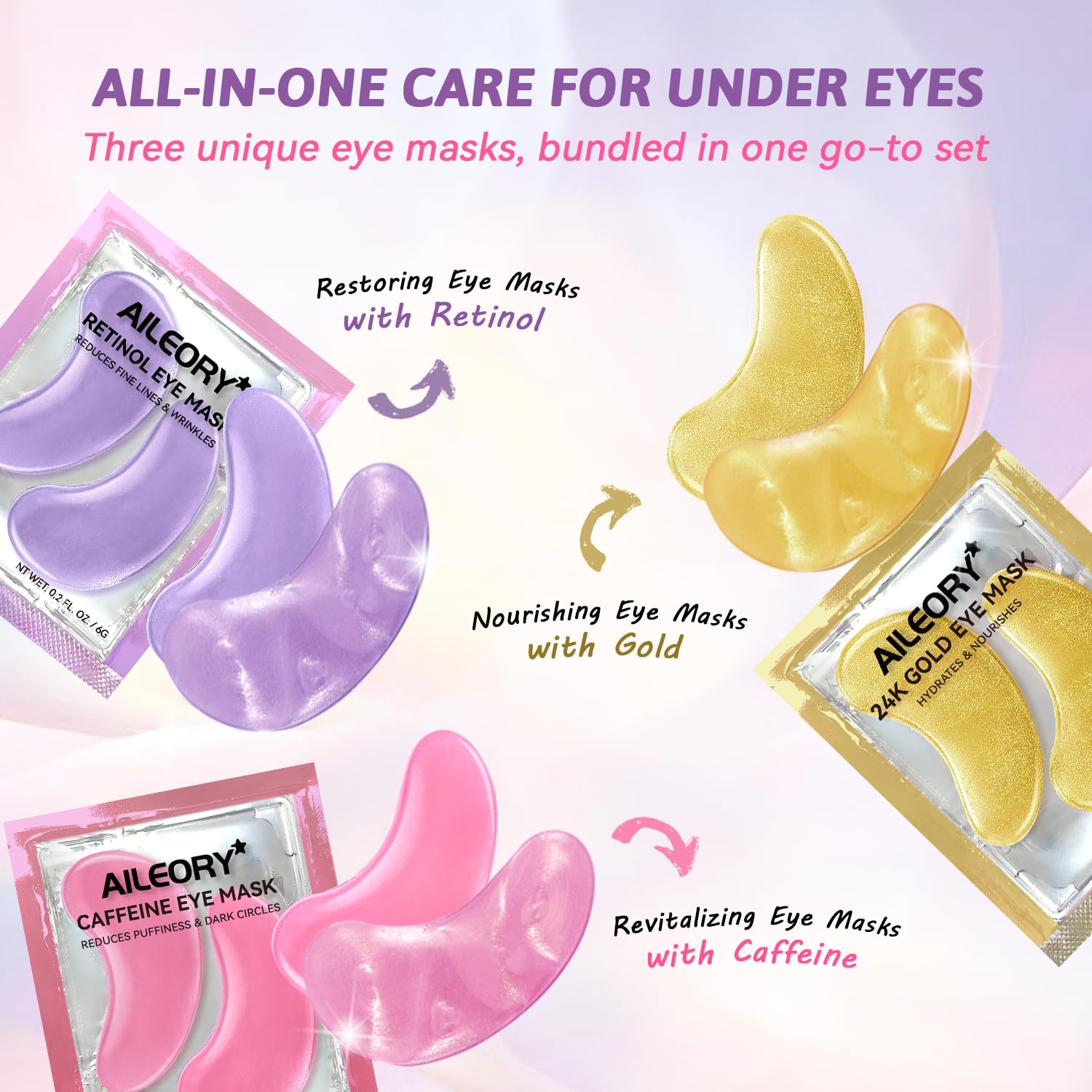 AILEORY close-up gel texture highlighting hydrating formula and smooth finish