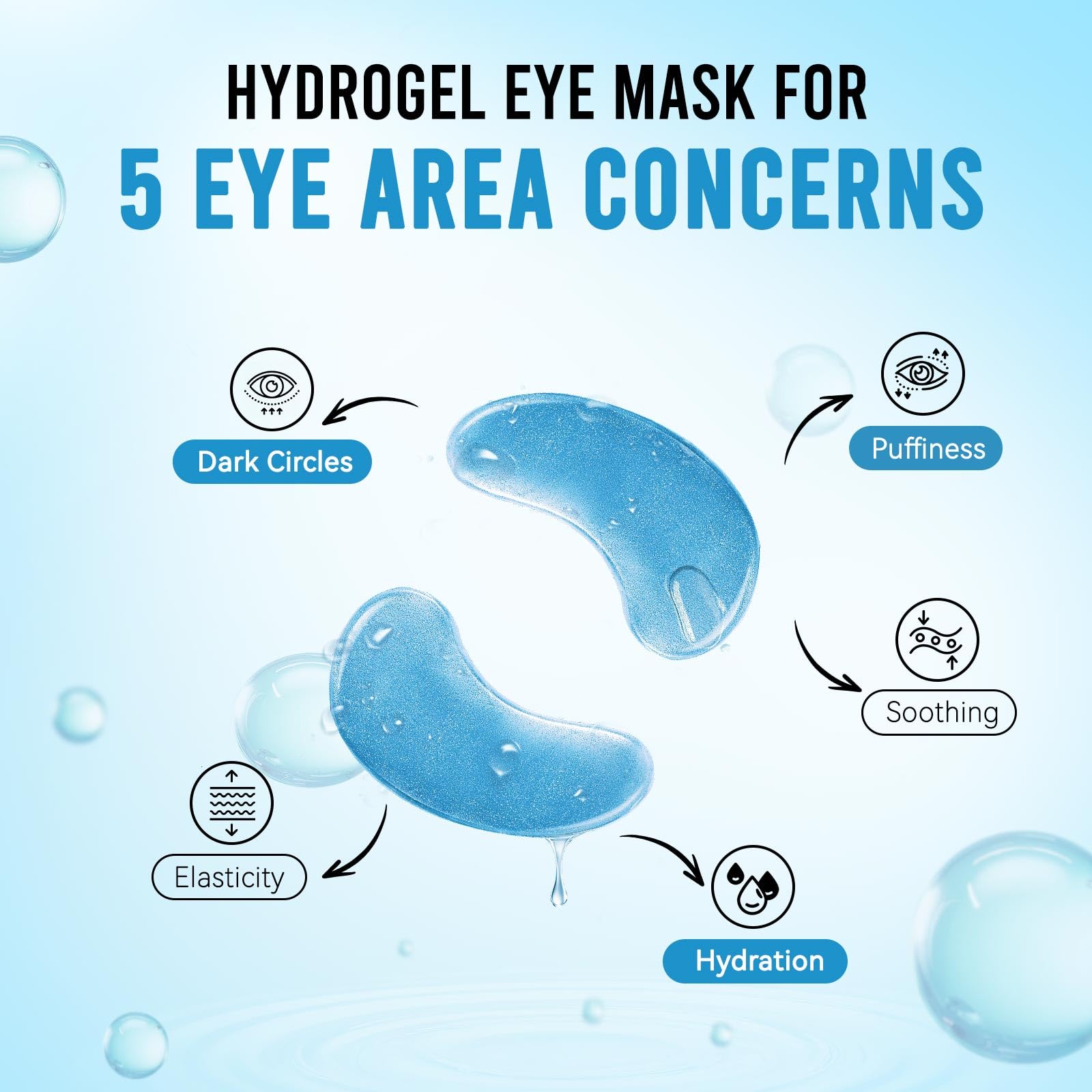 AILEORY open patch close-up revealing hydrogel thickness and soothing texture for comfortable wear