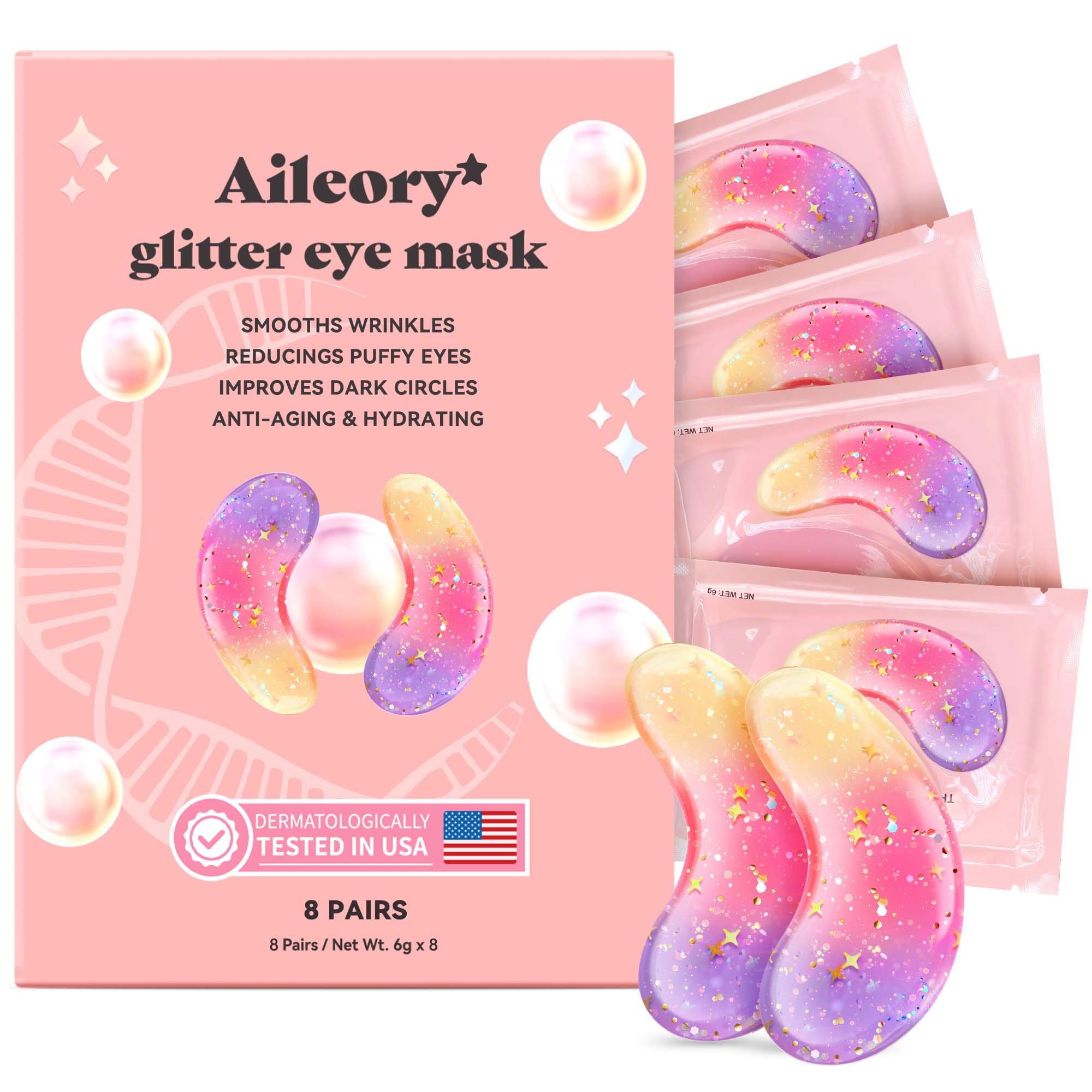 AILEORY tri-color pack front showing product and benefits