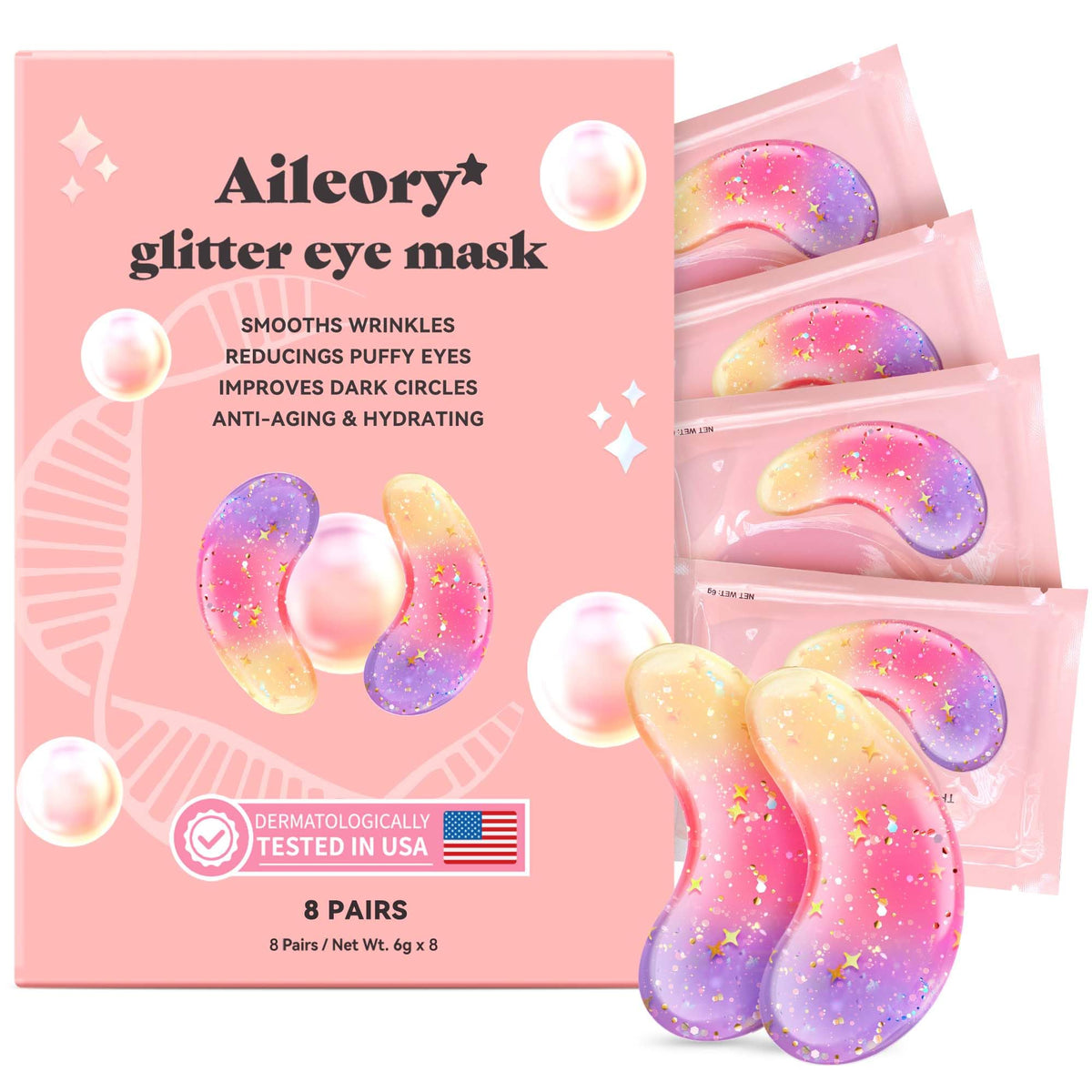 AILEORY tri-color pack front showing product and benefits
