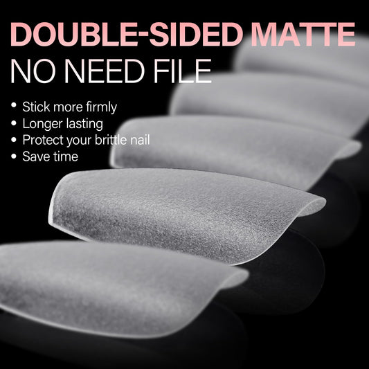 AILLSA close-up matte texture of tips highlighting smooth finish and natural look