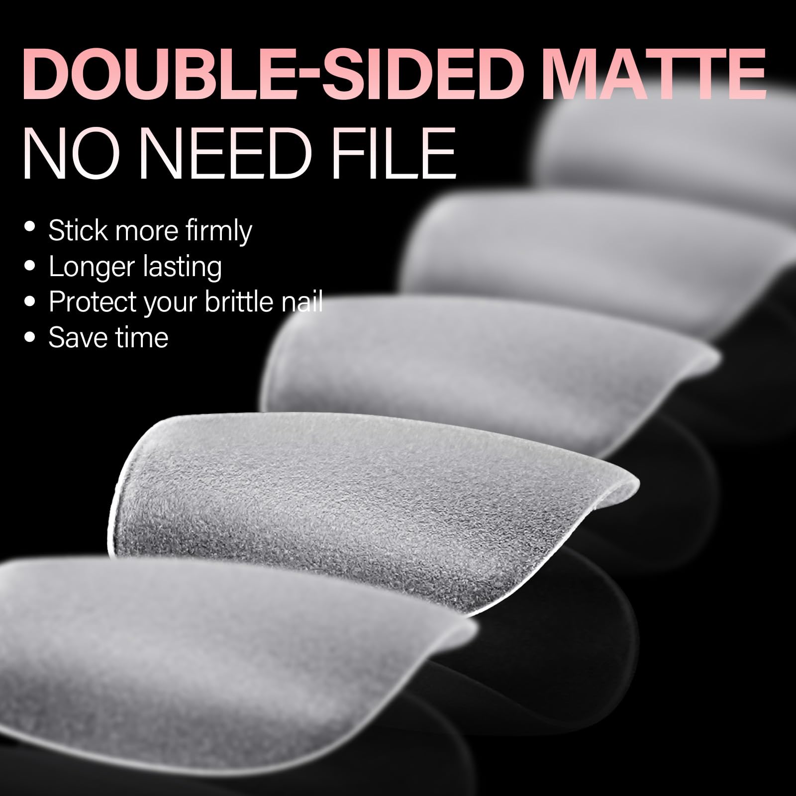 AILLSA close-up matte texture on tip surface for low-prep finish