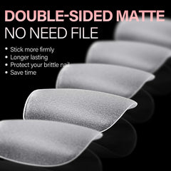 AILLSA close-up matte texture on tip surface for low-prep finish