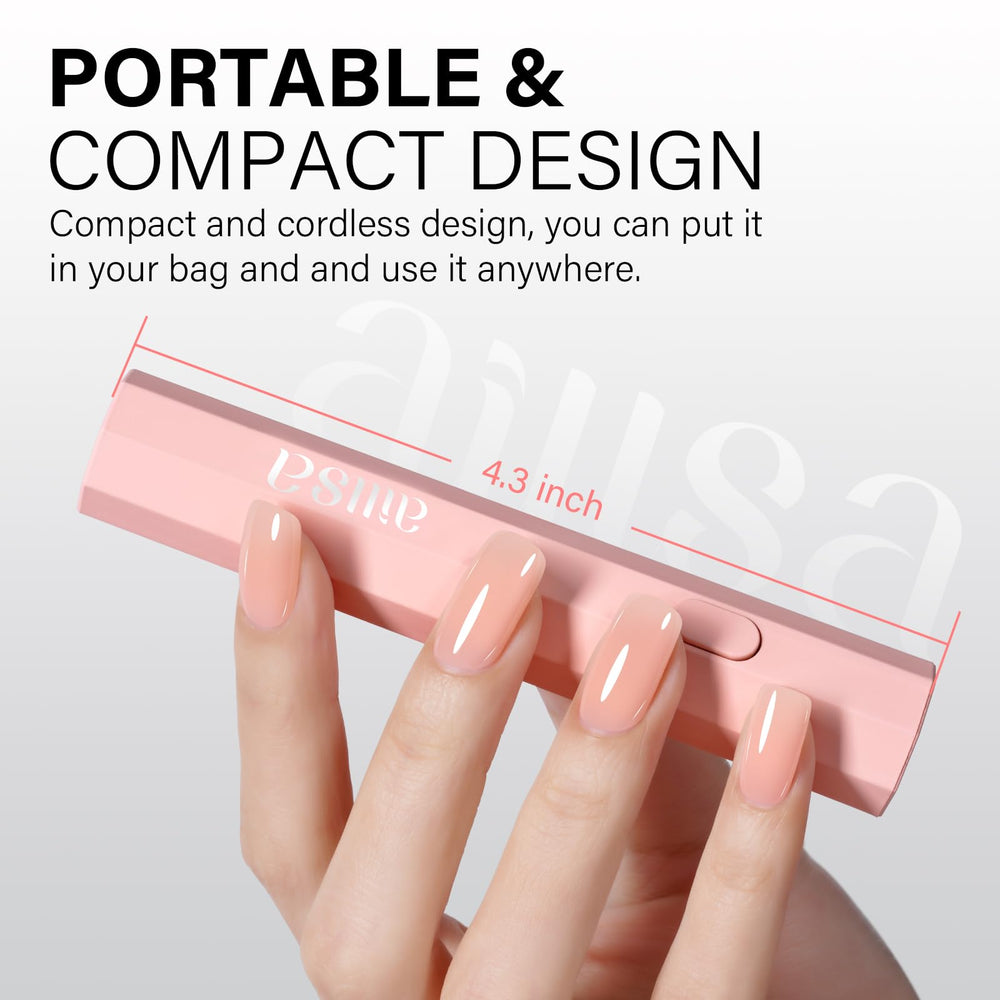 AILLSA curing a single finger demonstrating precise, quick gel drying