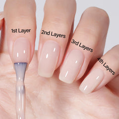 AILLSA finished French manicure lifestyle scene benefit: elegant, everyday wearable look